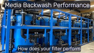 Media filter Backwash Performance [upl. by Yendahc557]