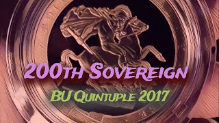 Heres the full unboxing and review of the 2017 Brilliant Uncirculated Quintuple 5SOV Sovereign [upl. by Ahsinnor]