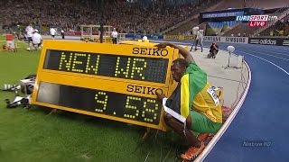 IAAF World Championships  Berlin 2009 Mens 100m Final Eurosport HD [upl. by Petuu]