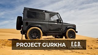 Project Gurkha  Custom Defender 90 [upl. by Wilfreda]