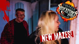 Tulleys Farm Shocktober Fest 2024 INSIDE The Mazes  Vlog [upl. by Ahsiei]