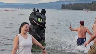 Vancouvers annual Polar Bear Swim 2024 [upl. by Eng]