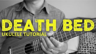 Powfu  death bed coffee for your head EASY Ukulele Tutorial ft beabadoobee [upl. by Pryce853]