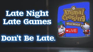 Animal Crossing Wild World All Fish Challenge  Late Night Streaming [upl. by Darrej888]