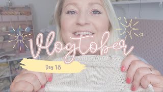 Vlogtober 2024 18 Knitting chatter [upl. by Tandie]