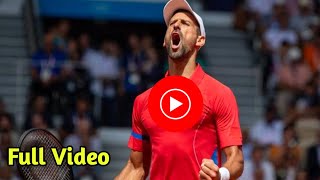 novak djokovic win gold medal  novak djokovic gold medal  novak djokovic Olympic medal [upl. by Nonez]