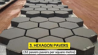 Top 10 Paver design patterns Noof pavers per square metre [upl. by Darill23]