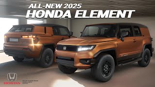 ALL NEW 2025 HONDA ELEMENT REVEALED REDESIGN  Digimods DESIGN [upl. by Amolap39]