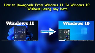 OUTDATEDHow to downgrade from Windows 11 to Windows 10read description [upl. by Jezabella]