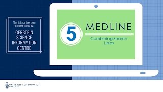 Medline 5  Combining Search Lines [upl. by Okemak]