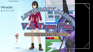 VS Tapu Fini LEGENDARY RAIDS 1033  Pokemon GO [upl. by Sekyere]