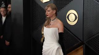 TAYLOR SWIFT  Fashion Cam  2024 GRAMMYs [upl. by Aronos]