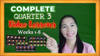 COMPLETE QUARTER 3 VIDEO LESSONS WEEK 18 [upl. by Puglia]