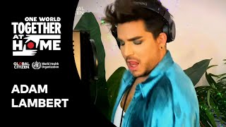 Adam Lambert performs quotSuperpowerquot  One World Together At Home [upl. by Ennairrek]