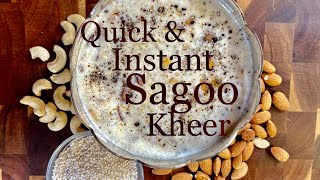 Ranis Cooking Channel Quick and Instant Sagoo Kheer [upl. by Isidro992]