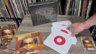 UNBOXING NAS ILLMATIC 45s VINYL BOX SET 30 YEAR ANNIVERSARY [upl. by Acinnor37]