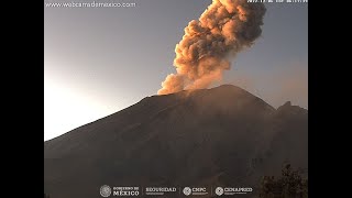 Volcán Popocatépetl EN VIVO  Vista Tlamacas Estado de México [upl. by Miun]