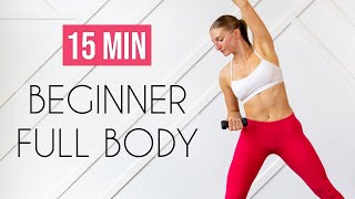 15 min Fat Burning Workout for TOTAL BEGINNERS Achievable Full Body [upl. by Fae]