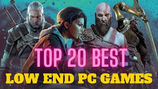 TOP 20 Games For Low Spec  Best low end pc games [upl. by Eilatan]