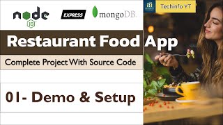 Demo and setup Node js Online Restaurant project  Node js Project  master node js 2024 [upl. by Specht468]