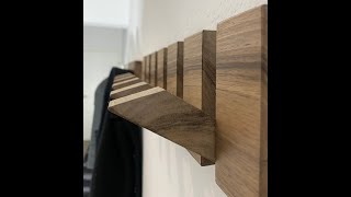 Appendiabiti moderno fai da te  Modern coat rack homemade [upl. by Leidag787]