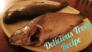 Truite au Bleu  Forelle Blau  Trout Blue Recipe [upl. by Fantasia]