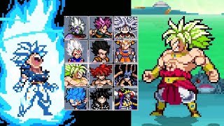 The Ultimate Faceoff SSGSS Goku vs Broly LSSJULSW [upl. by Ahsienet765]