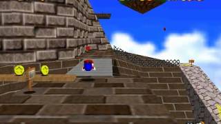 Super Mario 64Whomps Fortress Freerun 4 TAS [upl. by Festa]