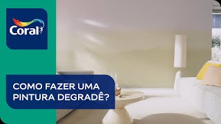 Tutorial de como fazer uma pintura degradê na sua parede com a Cor do Ano 2024 [upl. by Unders]