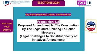 2024 Whats on Your ballot  Proposition 136 [upl. by Notak]