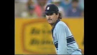 Cricket 1987 World Series Cup 4th match Australia vs England final over [upl. by Marysa]