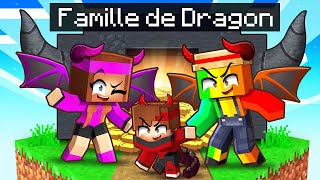 Adopté par une Famille de DRAGON sur Minecraft [upl. by Lavinie407]