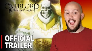 The Big Three React To Overlord The Sacred Kingdom Movie Trailer  Reaction [upl. by Giglio]