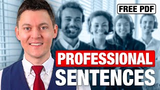 20 Professional Sentences to use with your Colleagues  Listen and Repeat [upl. by Airitak300]