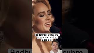 Badbunny descubre el acapella adele badbunny [upl. by Ahseral333]