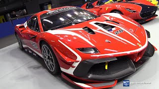 2022 Ferrari 488 Challenge Evo  Exterior Walkaround  2022 Paris Motor Show [upl. by Ahscrop]