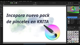 Incorpora pack de pinceles en Krita [upl. by Critta]