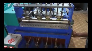 Steel scrubber making machine 9033811731 MADE IN INDIA stainless steel scourer making machine [upl. by Vernor864]