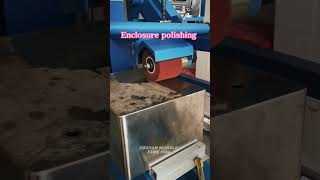 Stainless steel enclosure polishing machineeasy to operategood quality good effectbest service [upl. by Leerzej]