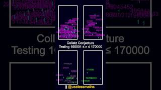 Collatz conjecture test 160001170000 [upl. by Nemhauser]