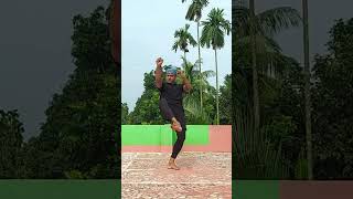 REVERSE MAWASHI WITH TAP KICK india martialarts indiankarate parthakick shorts [upl. by Kort]