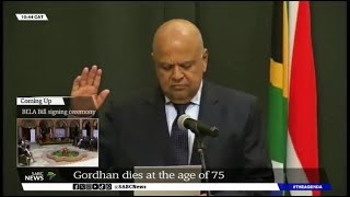 Pravin Gordhan  Former Public Enterprises Minister passes on at age 75 [upl. by Shelbi]