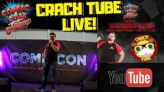 ANTWERP COMIC CON 2018  CRACH TUBE LIVE ON STAGE [upl. by Agathy]