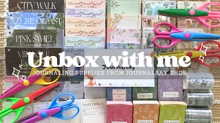 Unboxing journalsay Supplies Part2 🌷 [upl. by Asi169]