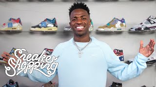 Real Madrids Vini Jr Goes Sneaker Shopping With Complex [upl. by Ahseim]