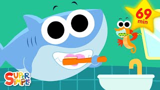 Finny The Shark Week  Kids Songs  Super Simple Songs [upl. by Drain]