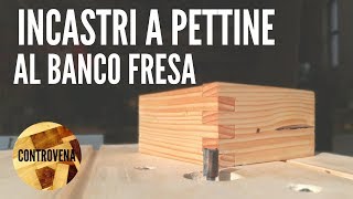 INCASTRI a PETTINE al banco fresa  Dime e JIG 1 [upl. by Mavra630]