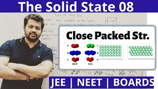 The Solid State 08  Close Packed Structure  Close Packing in 1D 2D 3D  Class 12  JEE  NEET [upl. by Bohman]