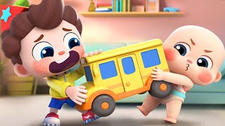 Play with Toys Gently  Sharing is Caring  Good Habits  Nursery Rhymes amp Kids Songs  BabyBus [upl. by Griffis]