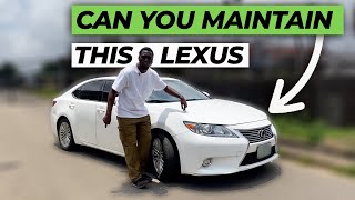 TRUE COST of The LEXUS ES350  2012  2018  Cost of maintenance Spare Parts amp Common problems [upl. by Yzus]